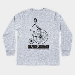 British Beard Cycling Kids Long Sleeve T-Shirt